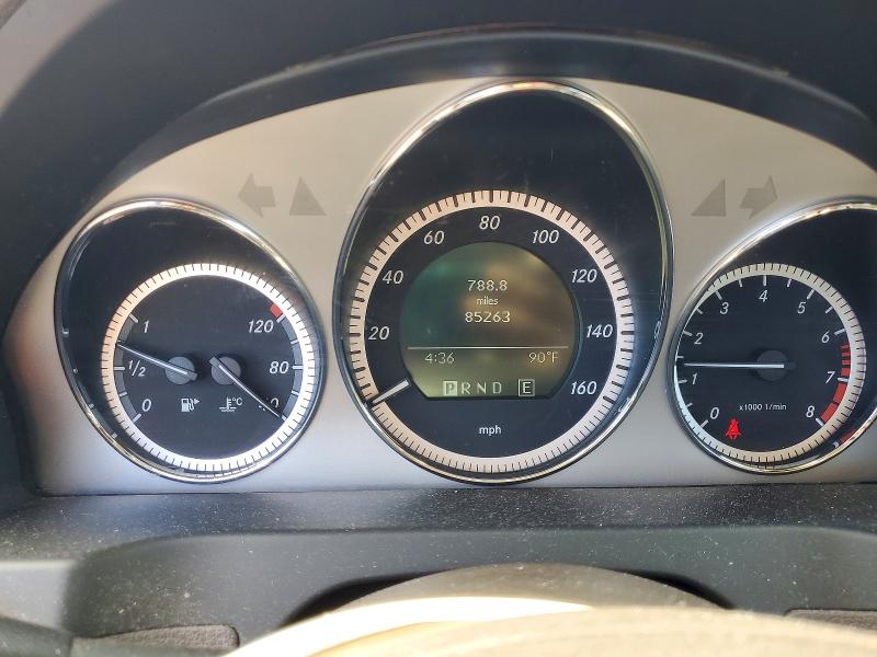2011 Mercedes-benz C class VIN WDDGF5EB1BA510848 COPART salvage auction — FRONT END, Hi - Certificate Of Title, sold $225 on 2026-08-03 (photo 9)