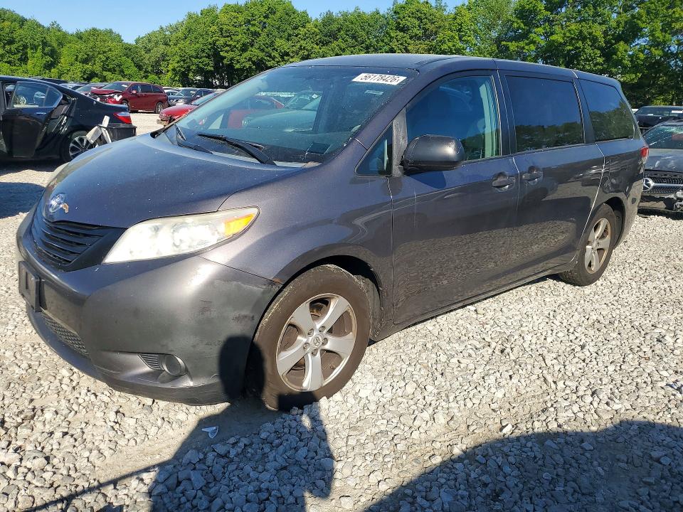 2012 Toyota Sienna VIN 5TDZK3DC3CS216739 COPART salvage auction — MINOR DENT/SCRATCHES, Ma - Certificate Of Title, sold $2,450 on 2026-07-29 (photo 1)