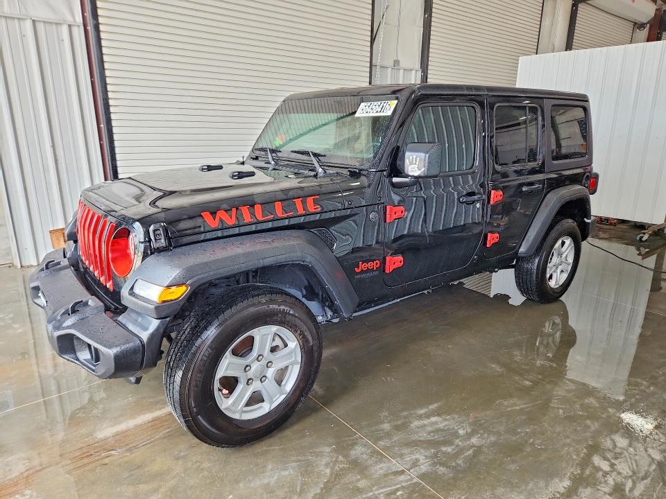 2022 Jeep Wrangler / VIN 1C4HJXDG3NW240812 COPART salvage auction — MINOR DENT/SCRATCHES, Il - Certificate Of Title, sold $23,500 on 2026-07-02 (photo 1)