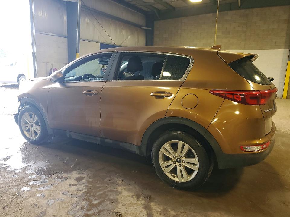 2017 Kia Sportage VIN KNDPM3ACXH7104401 COPART salvage auction — FRONT END, WV - CERTIFICATE OF TITLE, sold $2,000 on 2026-07-23 (photo 2)