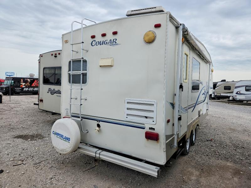 2003 Keys Cougar VIN 4YDF2452232033755 COPART salvage auction — HAIL, OK - CERT OF TITLE-SALVAGE, sold $1,350 on 2026-07-23 (photo 4)