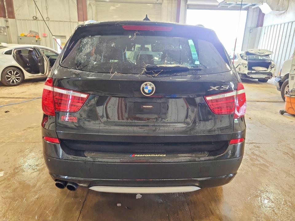 2011 BMW X3 VIN 5UXWX7C55BLL15396 COPART salvage auction — HAIL, Wi - Junked Vehicle Bill Of Sale, sold $500 on 2026-07-13 (photo 6)