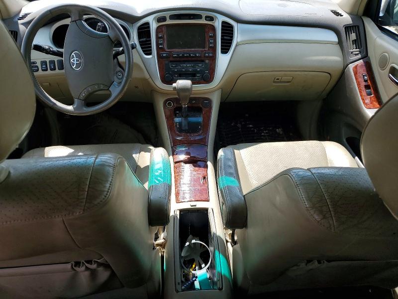 2006 Toyota Highlander VIN JTEEW21A360026345 COPART salvage auction — FRONT END, In - Cert Of Title-Salvage Title, sold $500 on 2026-07-13 (photo 8)