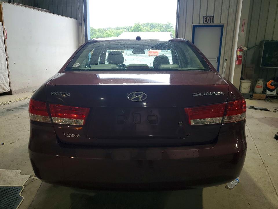 2008 Hyundai Sonata VIN 5NPET46C08H370188 COPART salvage auction — FRONT END, PA - CERTIFICATE OF SALVAGE, sold $375 on 2026-07-02 (photo 6)