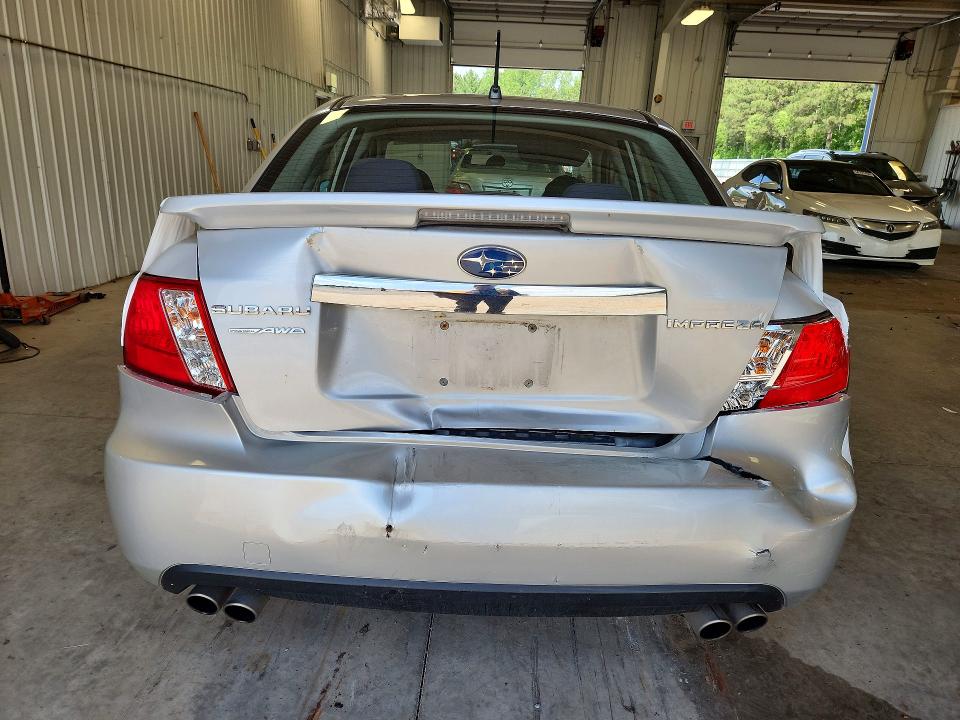 2010 Suba Impreza 4d VIN JF1GE6A6XAH514534 COPART salvage auction — REAR END, ST, sold $825 on 2026-07-09 (photo 6)