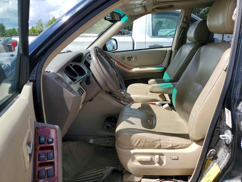 2006 Toyota Highlander VIN JTEEW21A360026345 COPART salvage auction — FRONT END, In - Cert Of Title-Salvage Title, sold $500 on 2026-07-13 (photo 7)