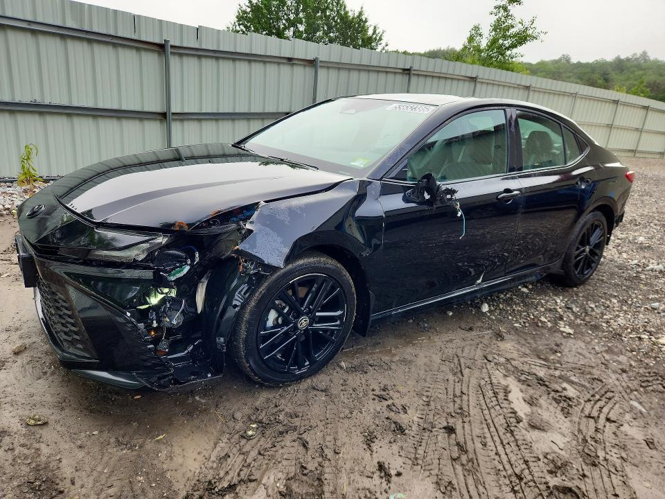 2025 Toyota Camry VIN 4T1DBADKXSU532022 COPART salvage auction — FRONT END, Vt - Certificate Of Title, sold $17,100 on 2026-07-02 (photo 1)