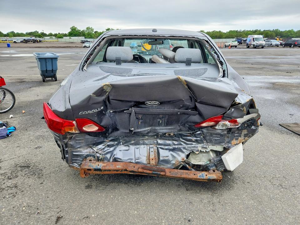 2009 Toyota Corolla VIN JTDBL40E99J053791 COPART salvage auction — REAR END, Ny - Mv-907A Salvage Certificate, sold $625 on 2026-07-20 (photo 6)