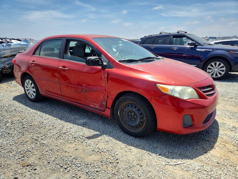 2013 Toyota Corolla VIN 5YFBU4EE1DP115405 COPART salvage auction — REAR END, Az - Dis/Dlr/Exp Only Clean Title, sold $1,150 on 2026-07-31 (photo 4)