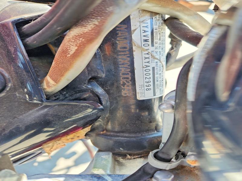 2000 Yama VIN JYAVM01YXYA002998 COPART salvage auction — NORMAL WEAR, DT, sold $250 on 2026-07-23 (photo 9)