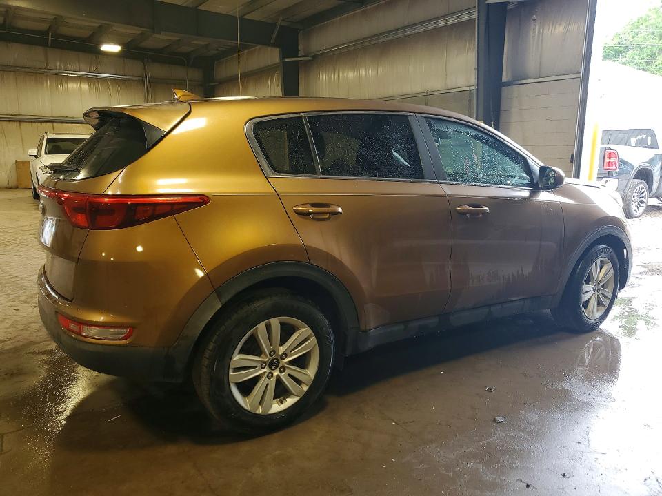 2017 Kia Sportage VIN KNDPM3ACXH7104401 COPART salvage auction — FRONT END, WV - CERTIFICATE OF TITLE, sold $2,000 on 2026-07-23 (photo 3)