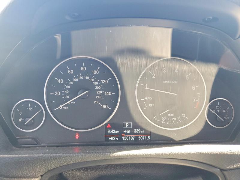 2014 BMW 3 series VIN WBA3C3C58EF984013 COPART salvage auction — FRONT END, Mi - Certificate Of Title, sold $525 on 2026-07-16 (photo 9)