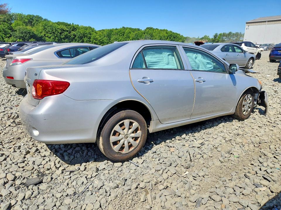 2009 Toyota Corolla VIN JTDBL40E399093009 COPART salvage auction — ALL OVER, Nj - Cert Of Title-Salvage, sold $425 on 2026-07-22 (photo 3)