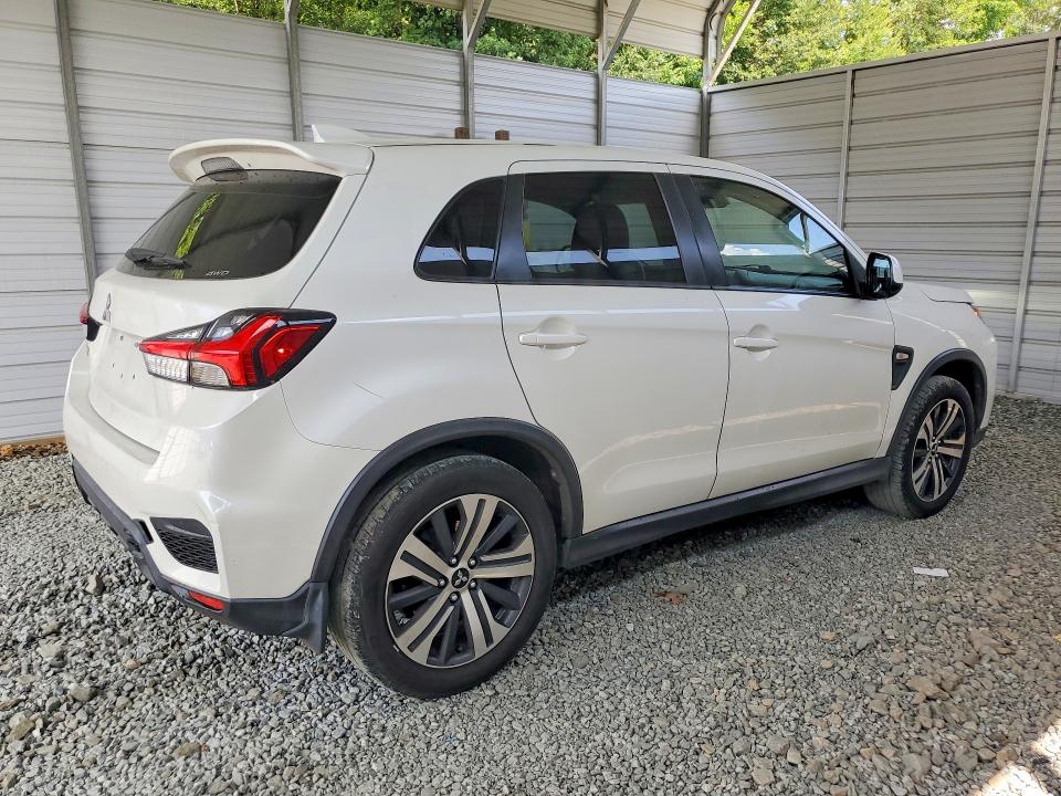 2021 Mitsubishi Outlander VIN JA4ARUAU0MU032085 COPART salvage auction — FRONT END, CT, sold $2,850 on 2026-07-23 (photo 3)