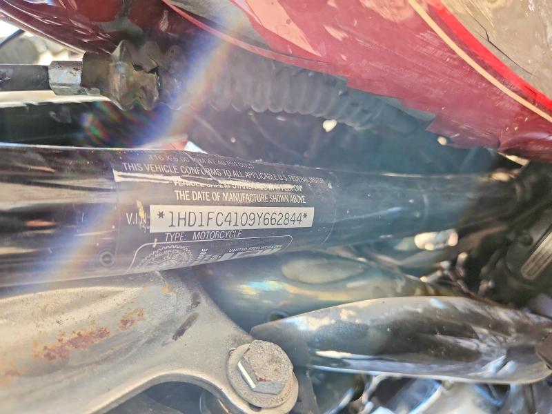 2009 Harley-davidson Fl VIN 1HD1FC4109Y662844 COPART salvage auction — FRONT END, Az - Cert Of Title - Salvage, sold $500 on 2026-07-02 (photo 9)