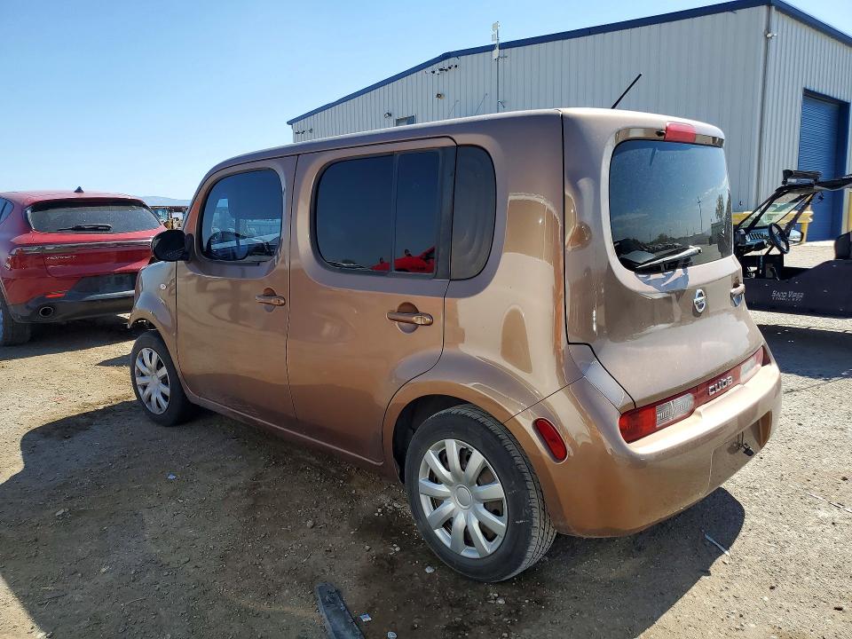 2011 Nissan Cube VIN JN8AZ2KR9BT206120 COPART salvage auction — FRONT END, AZ - CERT OF TITLE - SALVAGE, sold $575 on 2026-07-24 (photo 2)