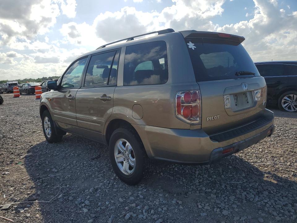 2008 Hond Pilot VIN 5FNYF28228B005720 COPART salvage auction — MINOR DENT/SCRATCHES, CT, sold $550 on 2026-07-09 (photo 2)