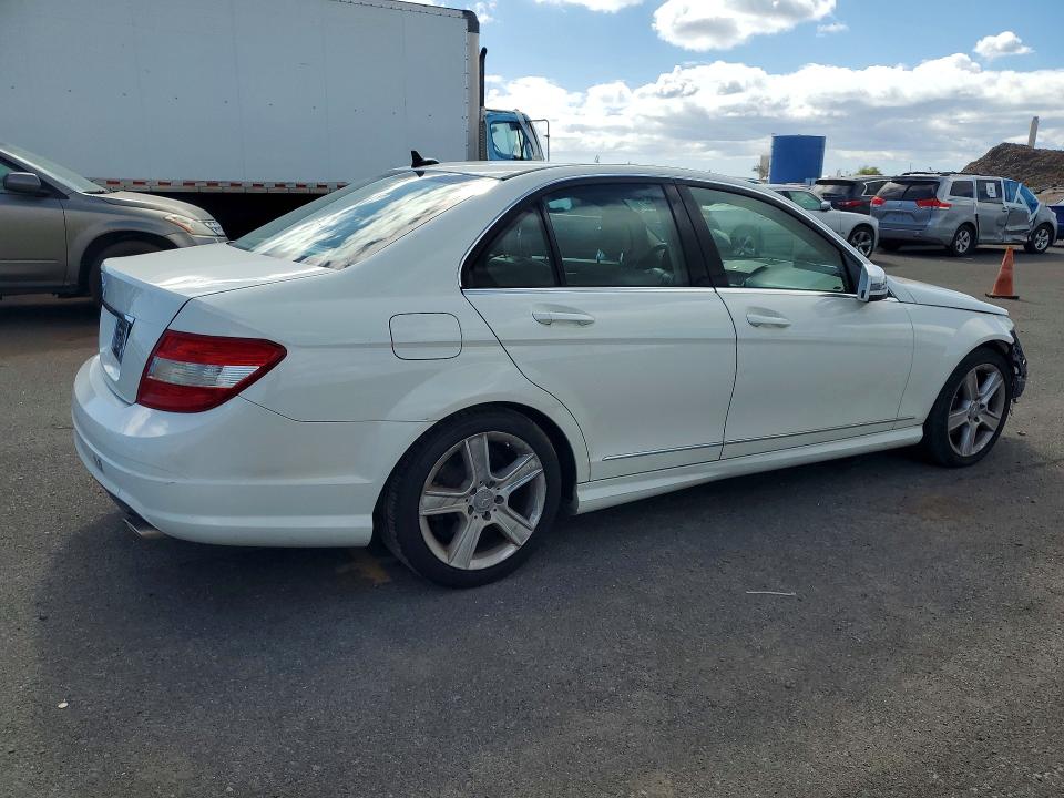 2011 Mercedes-benz C class VIN WDDGF5EB1BA510848 COPART salvage auction — FRONT END, Hi - Certificate Of Title, sold $225 on 2026-08-03 (photo 3)