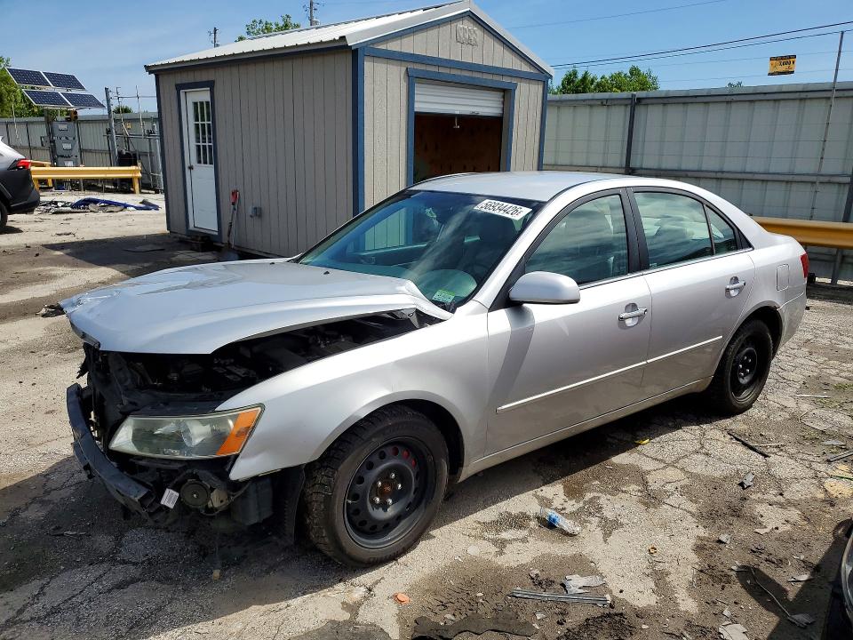 2006 Hyundai Sonata VIN 5NPEU46F46H072375 COPART salvage auction — FRONT END, Mi - Certificate Of Title, sold $450 on 2026-07-13 (photo 1)