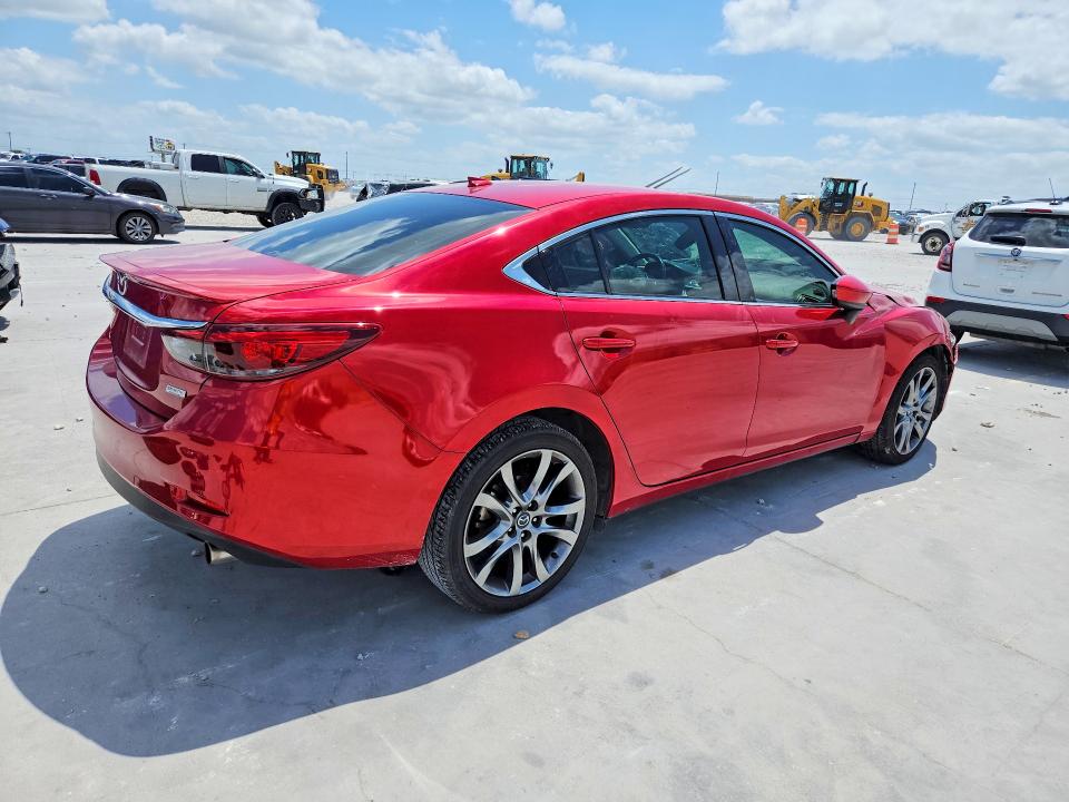 2016 Mazda 6 VIN JM1GJ1W54G1439632 COPART salvage auction — FRONT END, TX - SALVAGE VEHICLE TITLE (P), sold $400 on 2026-07-31 (photo 3)