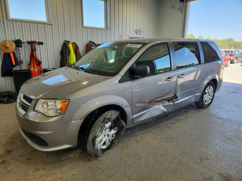 2015 Dodge Caravan VIN 2C4RDGBG6FR549991 COPART salvage auction — SIDE, Oh - Certificate Of Title, sold $1,000 on 2026-08-01 (photo 1)