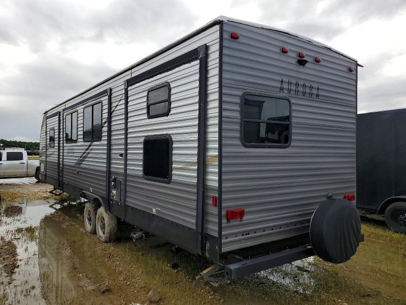 2021 Aide Trailers VIN 5ZT2ARZB3MX020947 COPART salvage auction — MINOR DENT/SCRATCHES, TX - SALVAGE TITLE-FLOOD DAMAGE, sold $3,200 on 2026-07-21 (photo 3)