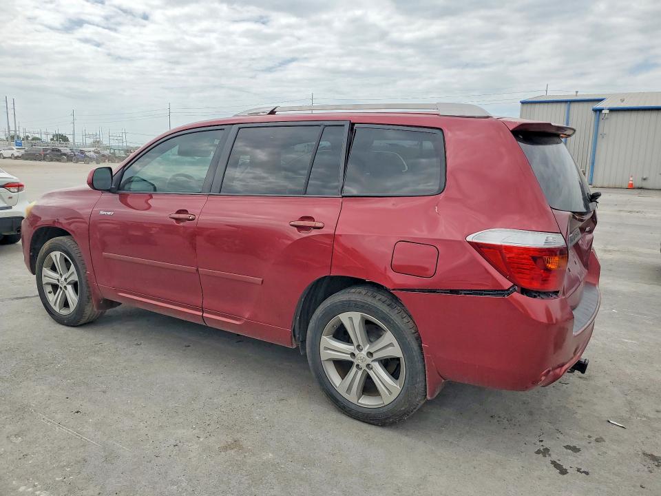 2008 Toyota Highlander VIN JTEDS43A382028832 COPART salvage auction — REAR END, OK - CERT OF TITLE-SALVAGE, sold $1,000 on 2026-07-31 (photo 2)