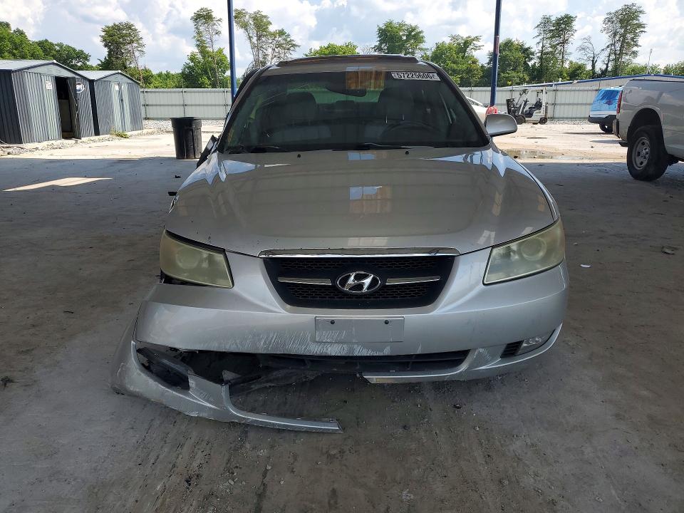 2007 Hyundai Sonata VIN 5NPEU46FX7H283226 COPART salvage auction — FRONT END, GA - CERT OF TITLE-SALVAGE (P), sold $375 on 2026-07-02 (photo 5)