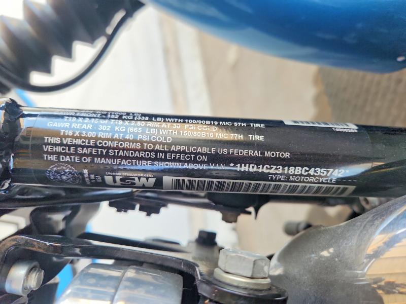 2011 Harley-davidson Sprtstr120 VIN 1HD1CZ318BC435742 COPART salvage auction — NORMAL WEAR, TX - CERTIFICATE OF TITLE, sold $1,050 on 2026-07-23 (photo 9)
