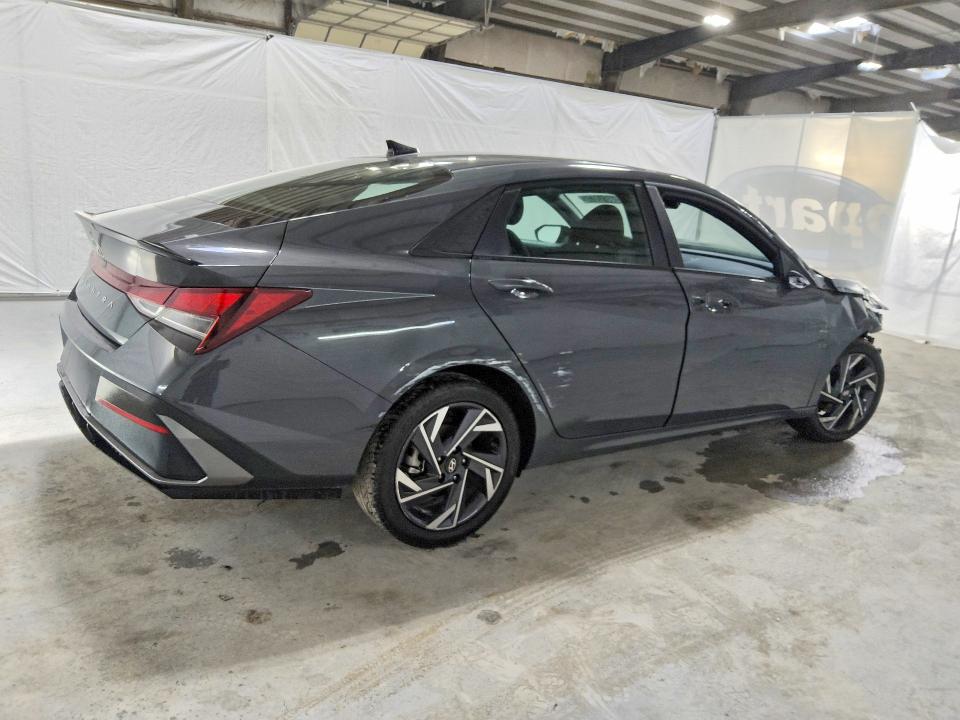 2025 Hyundai Elantra VIN KMHLM4DG7SU023217 COPART salvage auction — FRONT END, Nc - Dlr Only-Clean/Over 25% Damage, sold $4,350 on 2026-07-30 (photo 3)