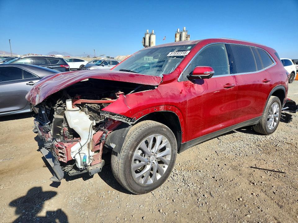 2025 Buick Enclave VIN 5GAERARSXSJ101907 COPART salvage auction — FRONT END, Ca - Salvage Certificate, sold $3,500 on 2026-07-02 (photo 1)