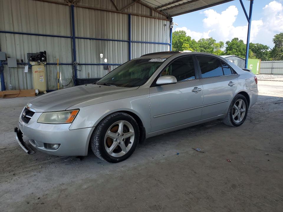 2007 Hyundai Sonata VIN 5NPEU46FX7H283226 COPART salvage auction — FRONT END, GA - CERT OF TITLE-SALVAGE (P), sold $375 on 2026-07-02 (photo 1)
