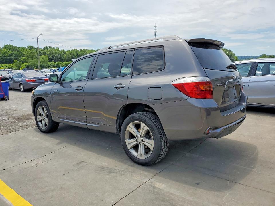 2009 Toyota Highlander VIN JTEES43A992120095 COPART salvage auction — FRONT END, Ky - Cert Of Title-Salvage, sold $1,800 on 2026-07-27 (photo 2)