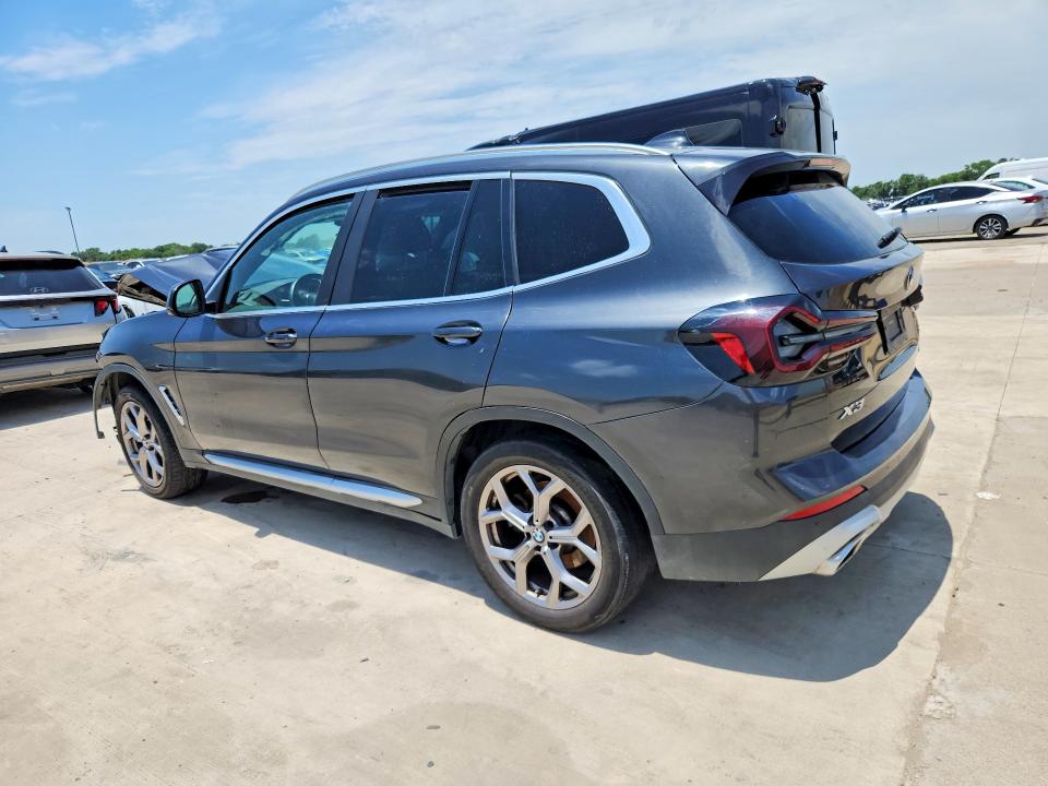 2022 BMW X3 VIN 5UX43DP03N9M51348 COPART salvage auction — FRONT END, TX - CERTIFICATE OF TITLE, sold $3,500 on 2026-07-30 (photo 2)