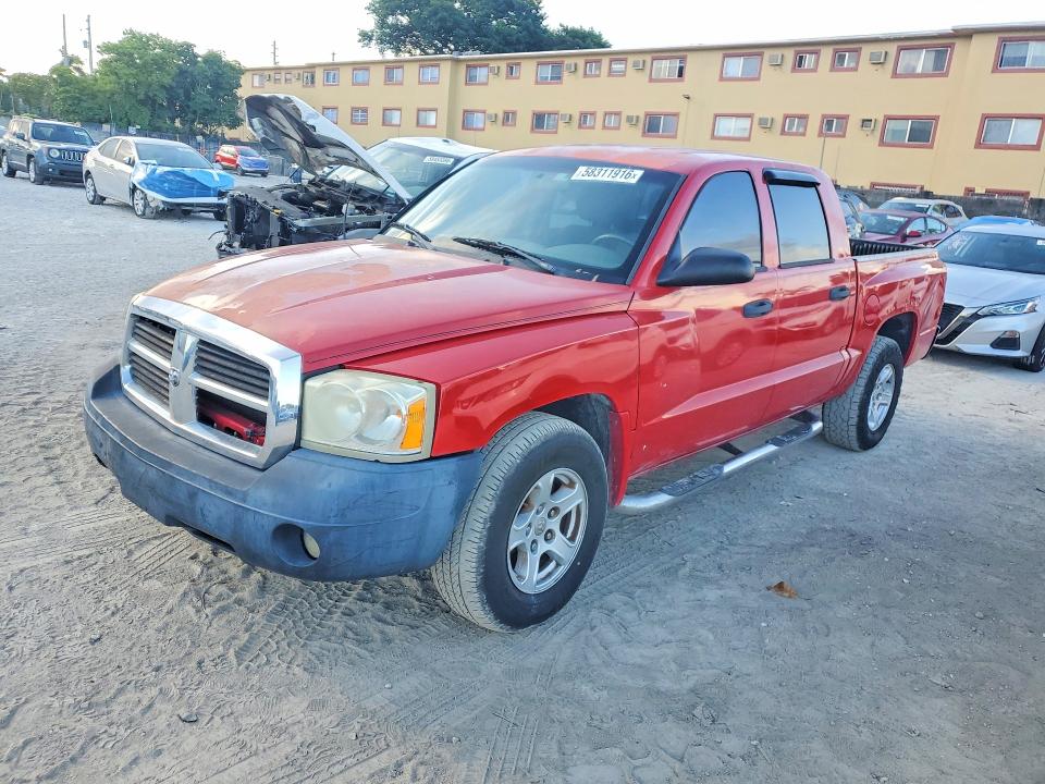 2006 Dodge Dakota VIN 1D7HE48K26S666104 COPART salvage auction — SIDE, FL - CERTIFICATE OF TITLE (P), sold $525 on 2026-07-24 (photo 1)
