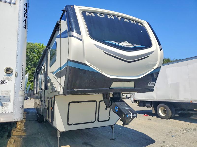 2021 Kyrv Montana VIN 4YDF37624M4700862 COPART salvage auction — MINOR DENT/SCRATCHES, MD - CERT OF SALVAGE > 75% DAMAGE, sold $21,700 on 2026-07-09 (photo 1)