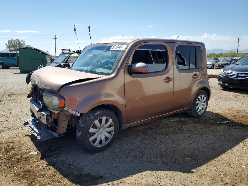 2011 Nissan Cube VIN JN8AZ2KR9BT206120 COPART salvage auction — FRONT END, AZ - CERT OF TITLE - SALVAGE, sold $575 on 2026-07-24 (photo 1)