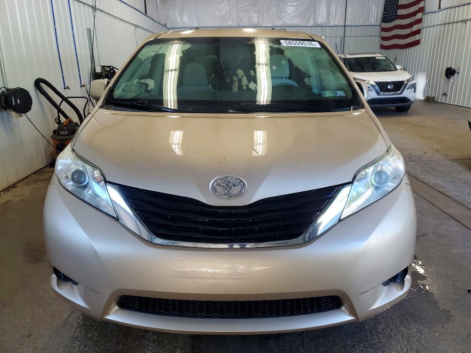 2011 Toyota Sienna VIN 5TDKK3DC7BS008699 COPART salvage auction — MECHANICAL, Wv - Certificate Of Title, sold $2,950 on 2026-07-31 (photo 5)