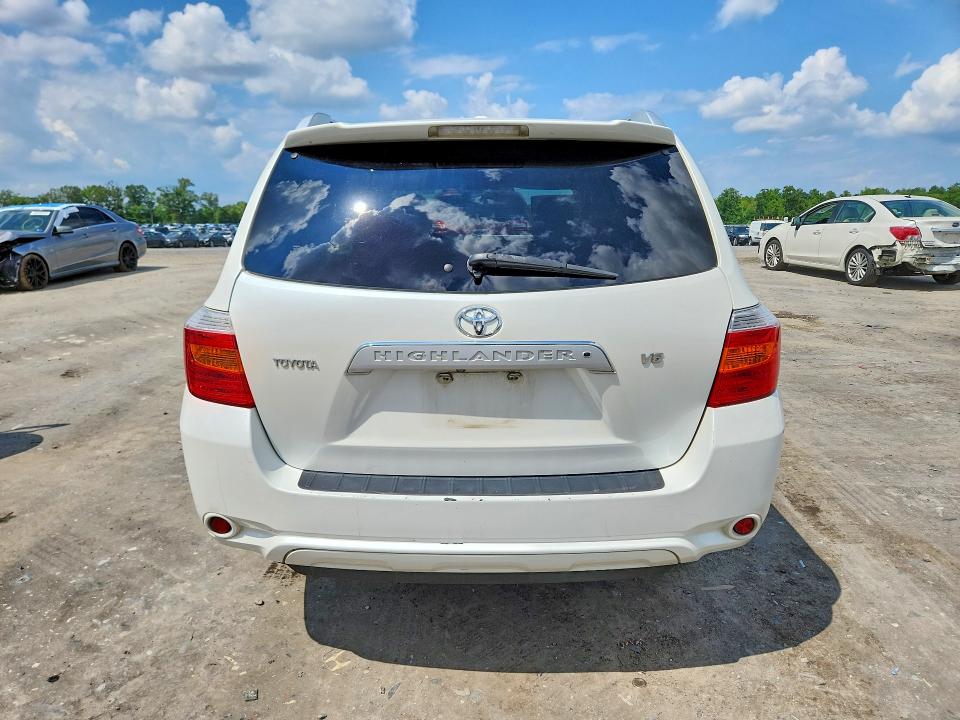 2009 Toyota Highlander VIN JTEDS42A292086661 COPART salvage auction — FRONT END, Va - Certificate Of Title, sold $2,700 on 2026-07-15 (photo 6)