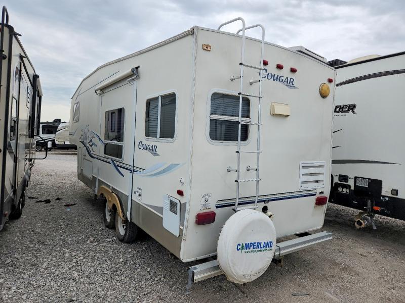 2003 Keys Cougar VIN 4YDF2452232033755 COPART salvage auction — HAIL, OK - CERT OF TITLE-SALVAGE, sold $1,350 on 2026-07-23 (photo 3)