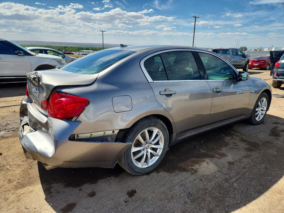 2008 Infiniti G35 VIN JNKBV61F78M254243 COPART salvage auction — REAR END, ST, sold $1,350 on 2026-07-13 (photo 3)