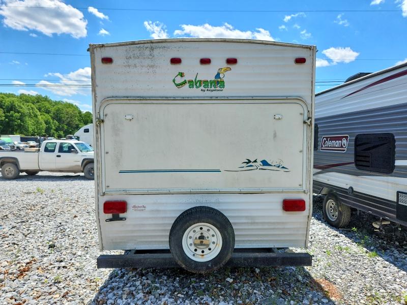 2001 Keys Cabana VIN 4YDT2302X13021882 COPART salvage auction — ROOF, PA - CERT OF TITLE, sold $30 on 2026-07-28 (photo 6)