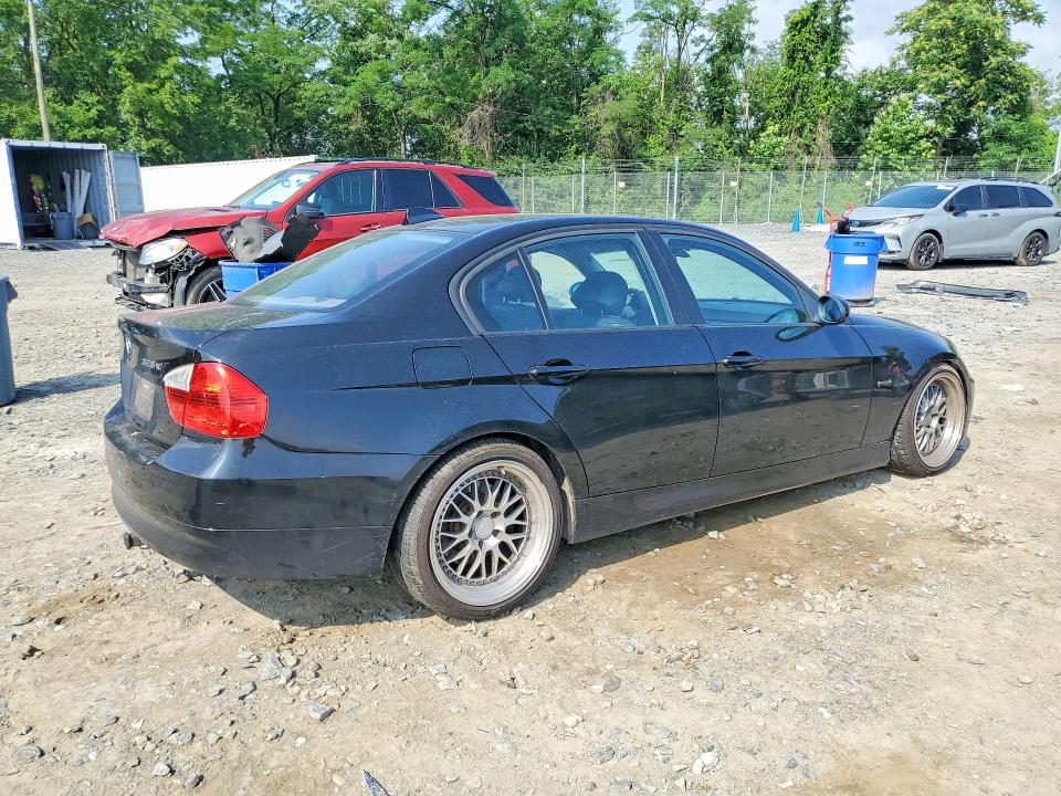 2007 BMW 3 series VIN WBAVC73567AC79794 COPART salvage auction — FRONT END, Md - Cert Of Salvage > 75% Damage, sold $375 on 2026-07-28 (photo 3)