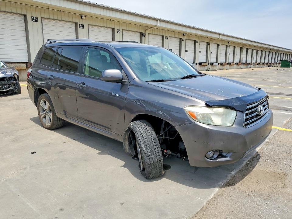 2009 Toyota Highlander VIN JTEES43A992120095 COPART salvage auction — FRONT END, Ky - Cert Of Title-Salvage, sold $1,800 on 2026-07-27 (photo 4)