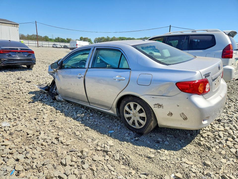 2009 Toyota Corolla VIN JTDBL40E399093009 COPART salvage auction — ALL OVER, Nj - Cert Of Title-Salvage, sold $425 on 2026-07-22 (photo 2)