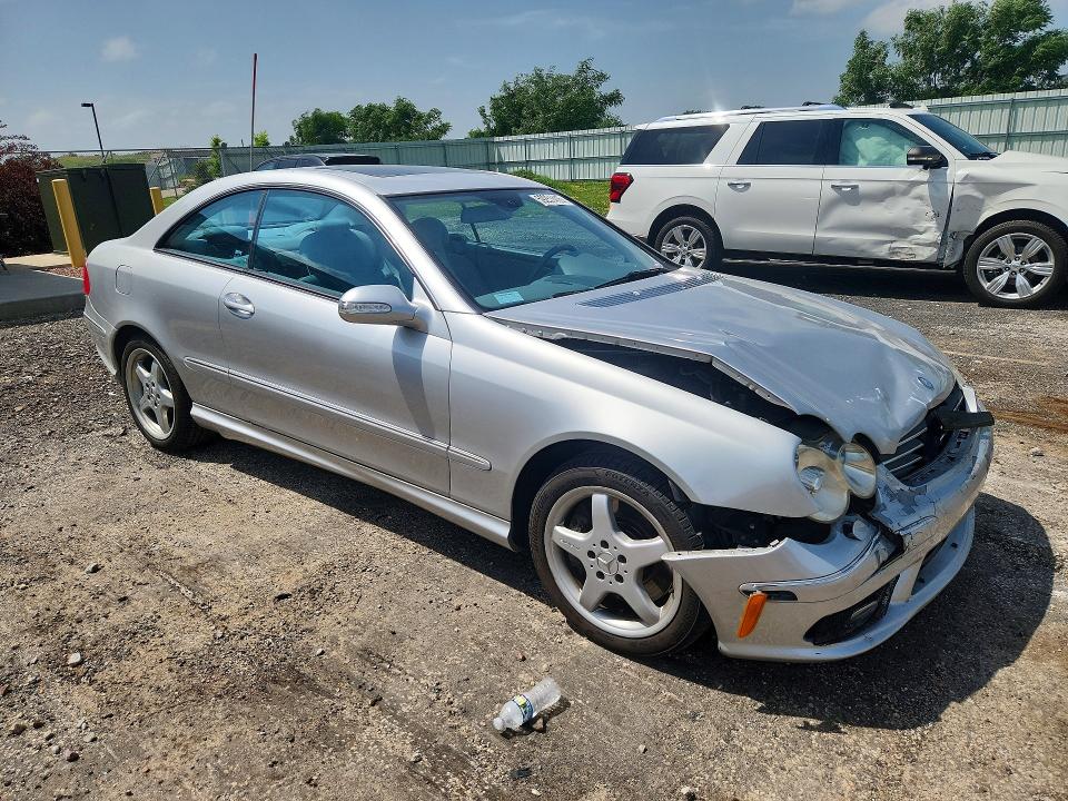 2003 Mercedes-benz Clk-class VIN WDBTJ75J53F041082 COPART salvage auction — FRONT END, Wi - Junked Vehicle Bill Of Sale, sold $250 on 2026-08-04 (photo 4)