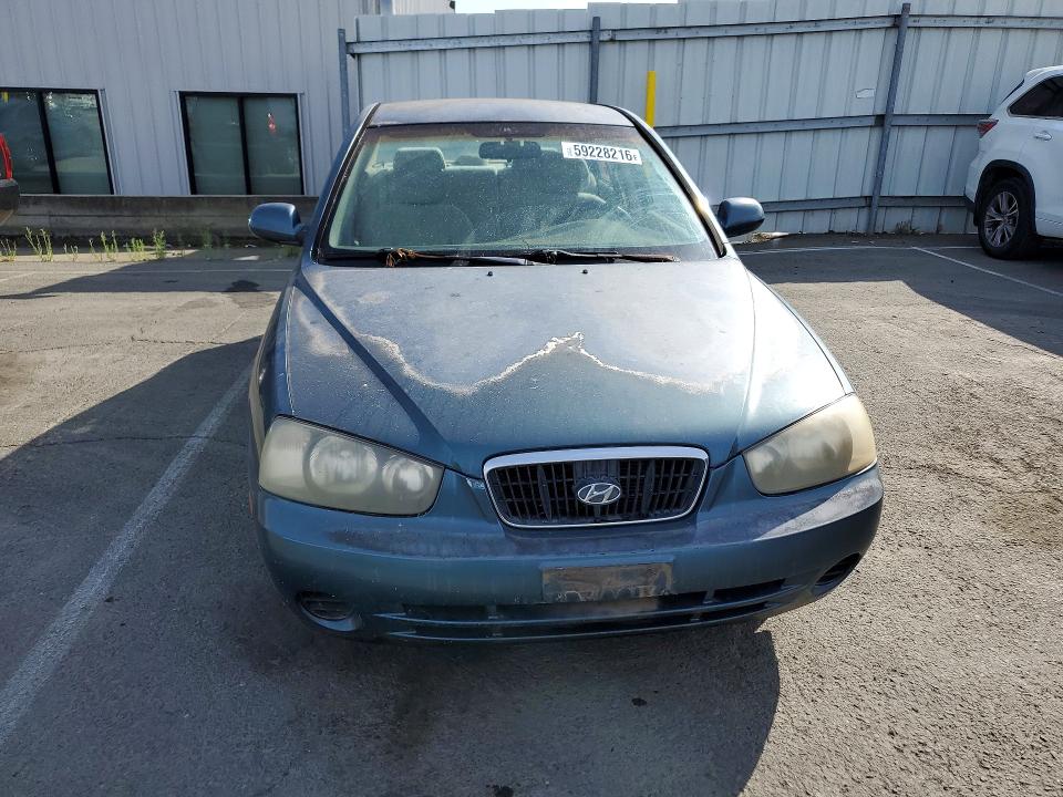 2003 Hyundai Elantra VIN KMHDN45DX3U567458 COPART salvage auction — NORMAL WEAR, CA - DIS/DLR/EXP ONLY CLEAN TITLE, sold $350 on 2026-07-17 (photo 5)