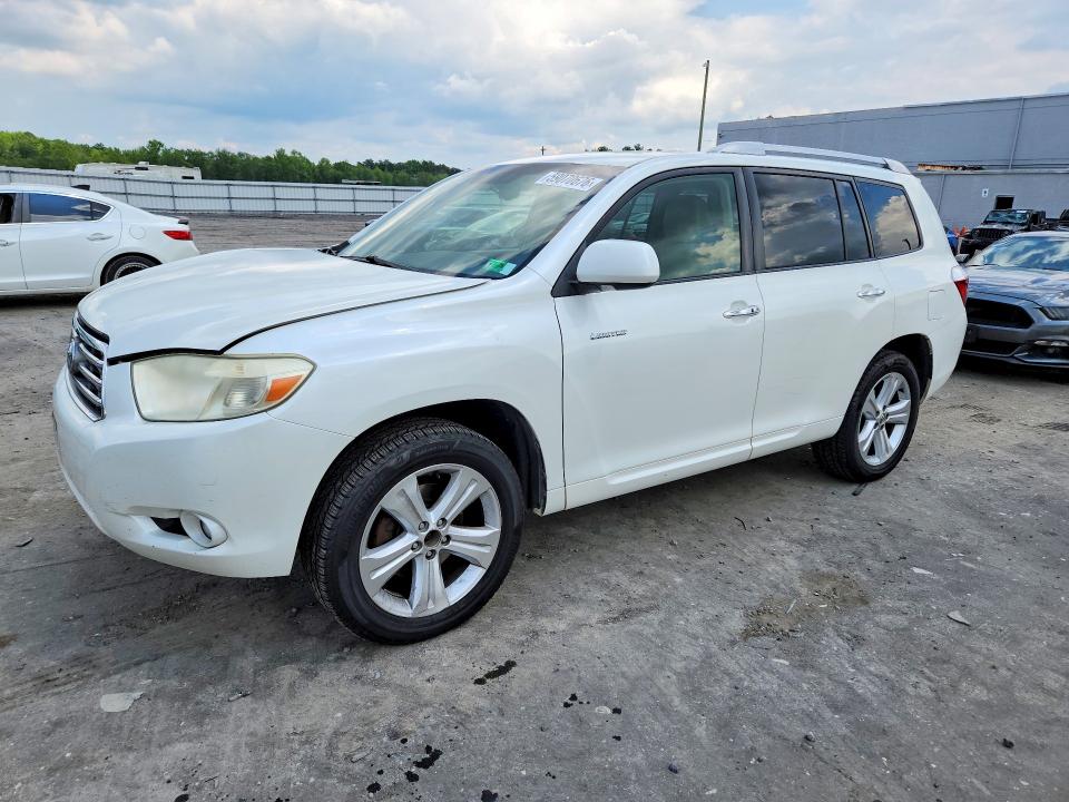 2009 Toyota Highlander VIN JTEDS42A292086661 COPART salvage auction — FRONT END, Va - Certificate Of Title, sold $2,700 on 2026-07-15 (photo 1)