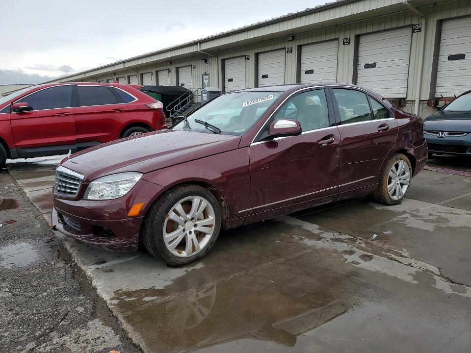 2009 Mercedes-benz C class VIN WDDGF54X69R072112 COPART salvage auction — REAR END, IN - CERT OF TITLE-SALVAGE TITLE, sold $275 on 2026-08-27 (photo 1)