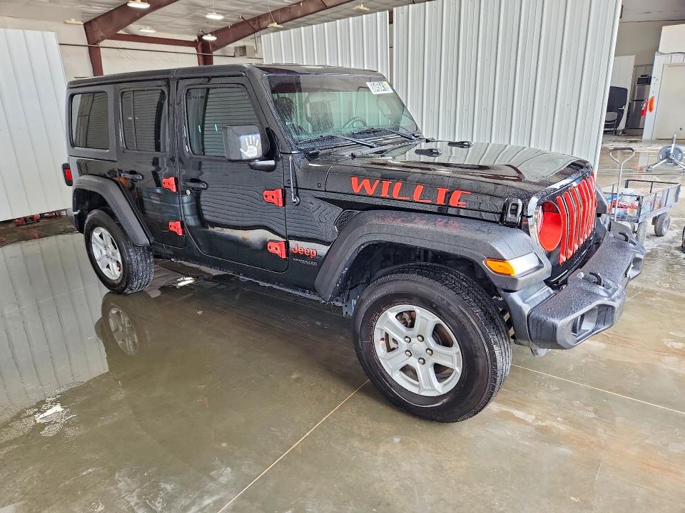 2022 Jeep Wrangler / VIN 1C4HJXDG3NW240812 COPART salvage auction — MINOR DENT/SCRATCHES, Il - Certificate Of Title, sold $23,500 on 2026-07-02 (photo 4)